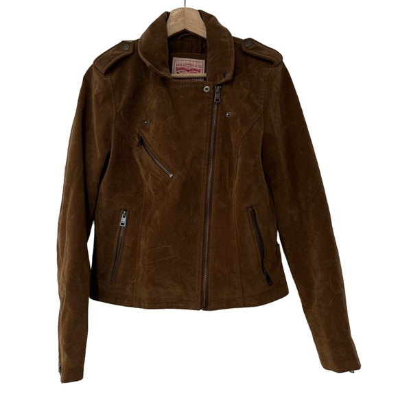Levi’s Suede Look Jacket, M - Picture 1 of 7